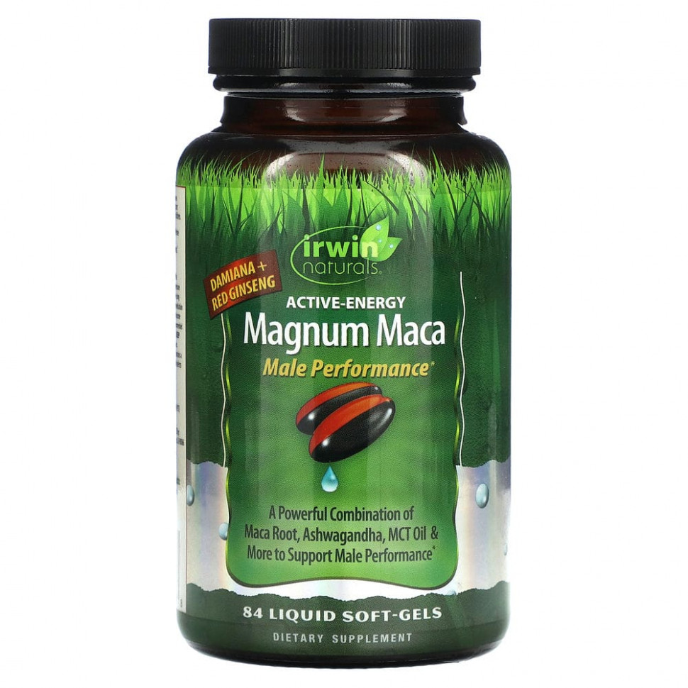   (Iherb) Irwin Naturals, Magnum Maca Male Performance, 84      -     , -, 