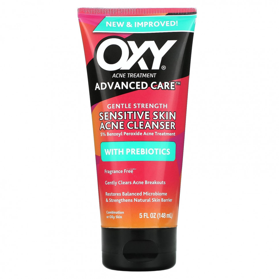 ���� ������ (Iherb) Oxy Skin Care, ��������� �������� �� ���� ��� �������������� ���� � ������������, ��� �������, 148 �� (5 ����. �����), ������ �� 2000 ���