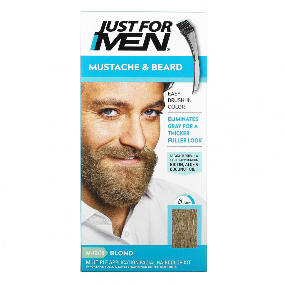   (Iherb) Just for Men, Mustache & Beard,          ,   M-10/15, 2 .  14     -     , -, 