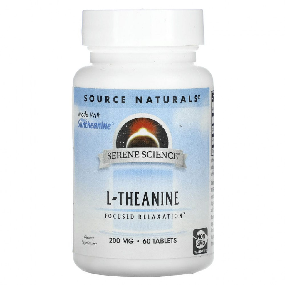 ���� ������ (Iherb) Source Naturals, L-������, 200 ��, 60 ��������, ������ �� 4790 ���