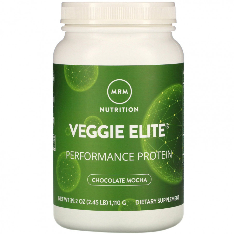 ���� ������ (Iherb) MRM, Veggie Elite, ������� ��� ��������� ��������������, ����� � ���������, 1110 � (2,45 �����), ������ �� 7790 ���