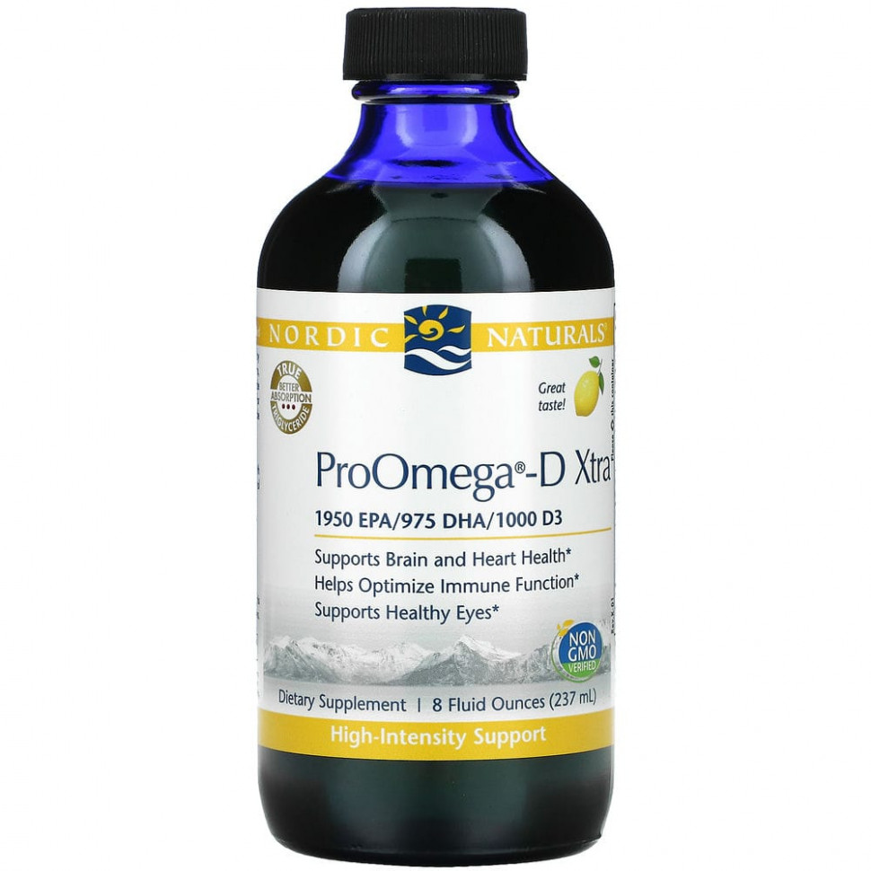   (Iherb) Nordic Naturals, ProOmega-D Xtra, , 237  (8 . )    -     , -, 