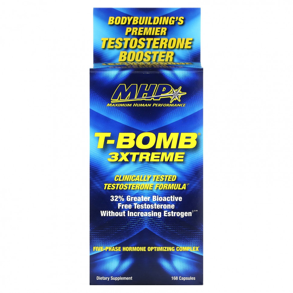   (Iherb) MHP, T-Bomb 3Xtreme`` 168     -     , -, 