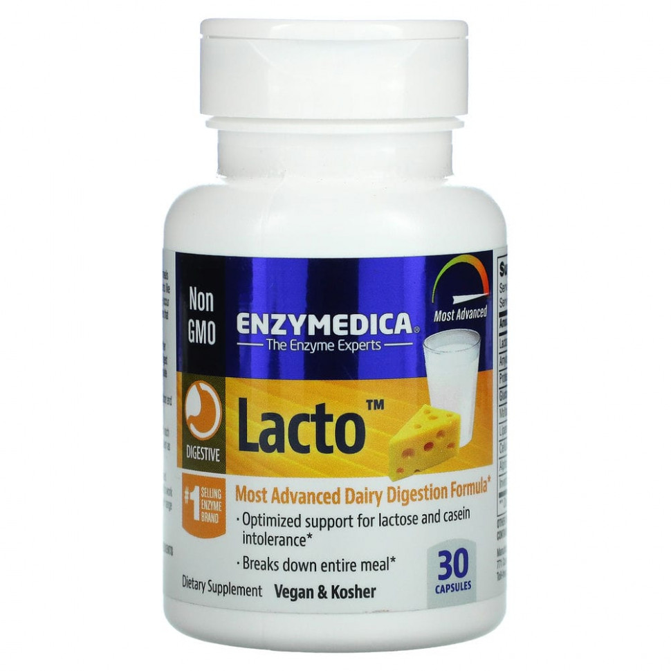   (Iherb) Enzymedica, Lacto,       , 30     -     , -, 