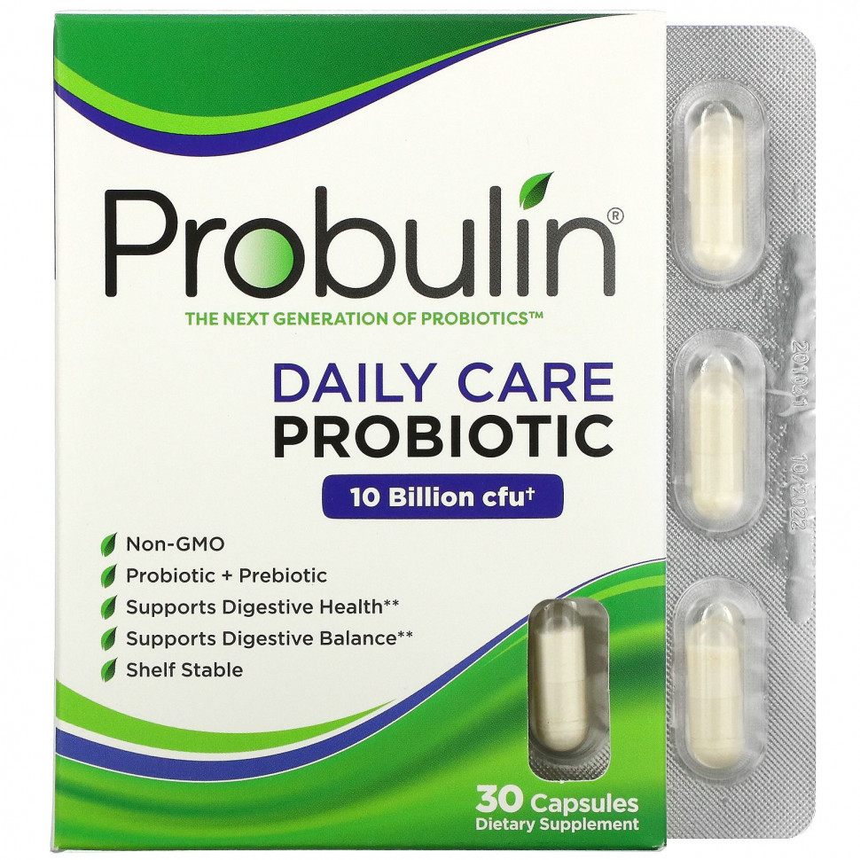 ���� ������ (Iherb) Probulin, Daily Care, ���������, 10 ���� ���, 30 ������, ������ �� 3940 ���