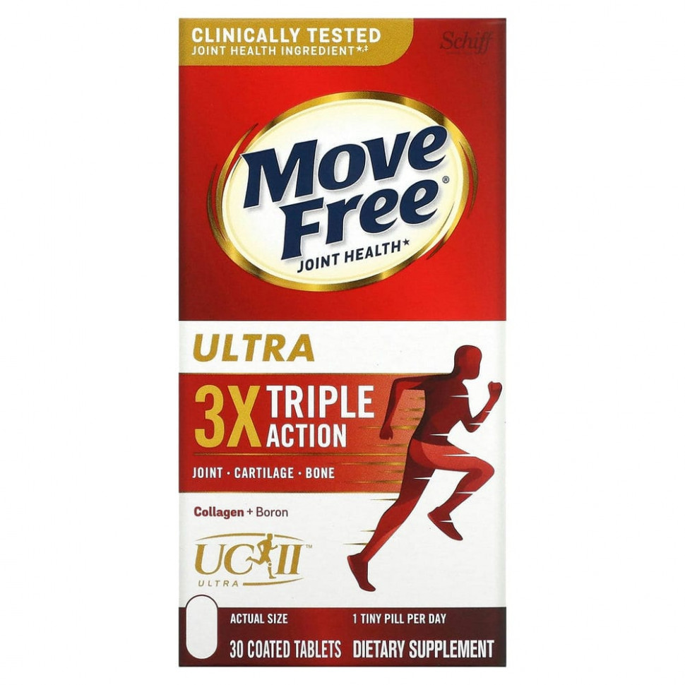 ���� ������ (Iherb) Schiff, Move Free, ����������������� ������� ��� �������� �������� �������� ��������, 30 ��������, �������� ���������, ������ �� 5670 ���