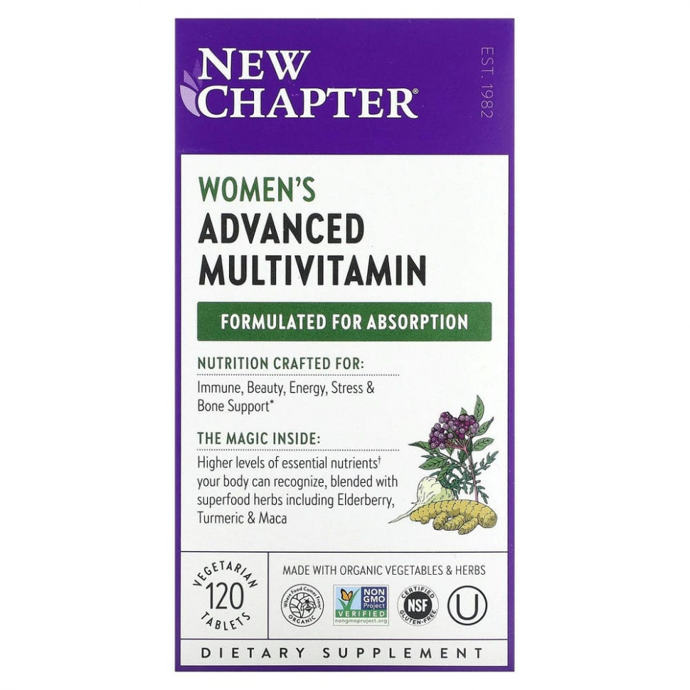 ���� ������ (Iherb) New Chapter, ���������� ���������������� �������� ��� ������, 120 �������������� ��������, ������ �� 11990 ���