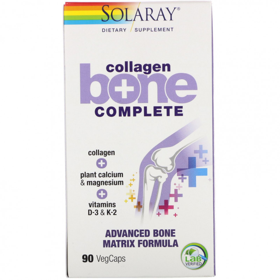   (Iherb) Solaray, Collagen Bone Complete,    , 90           -     , -, 