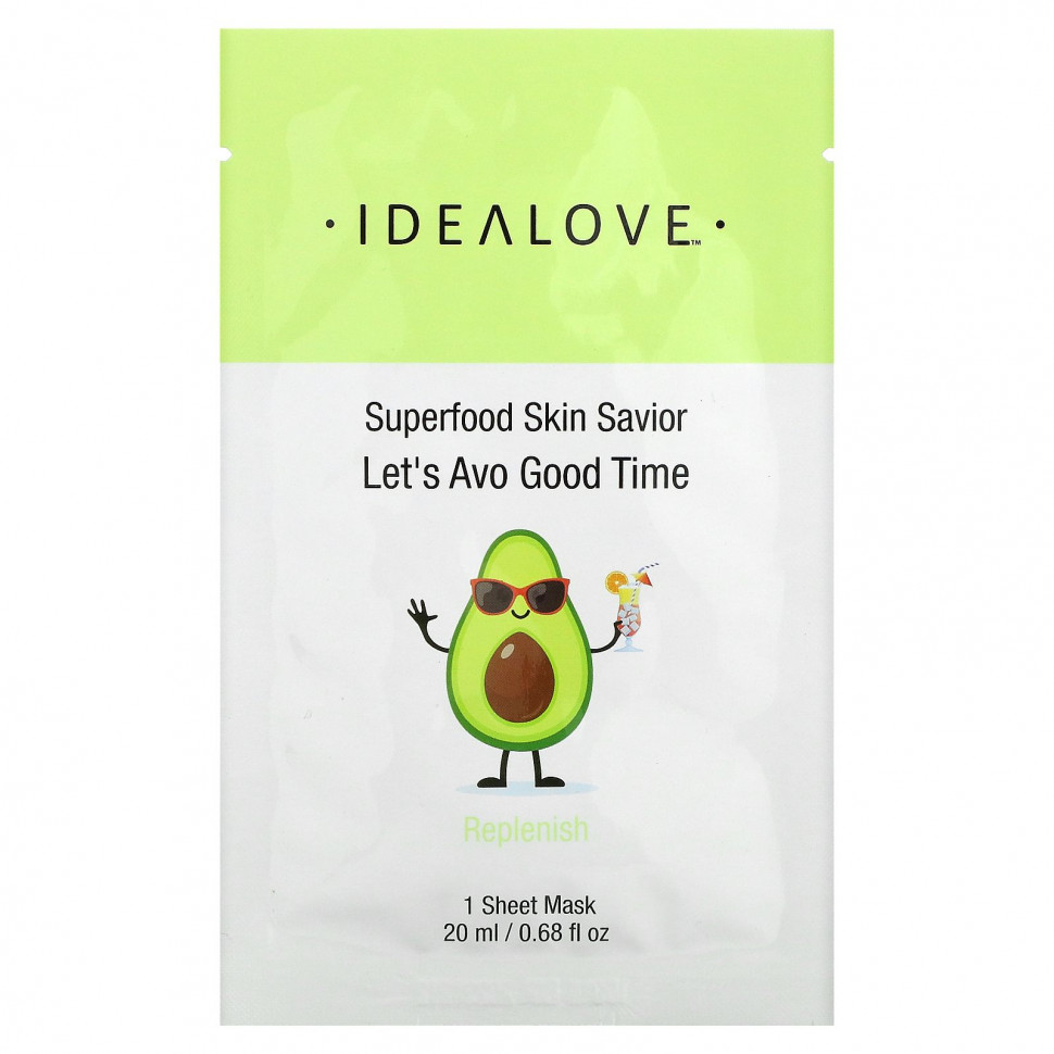 ���� ������ (Iherb) Idealove, Superfood Skin Savior, Let's Avo Good Time, 1 �������� �����, 20 �� (0,68 ����. �����), ������ �� 780 ���