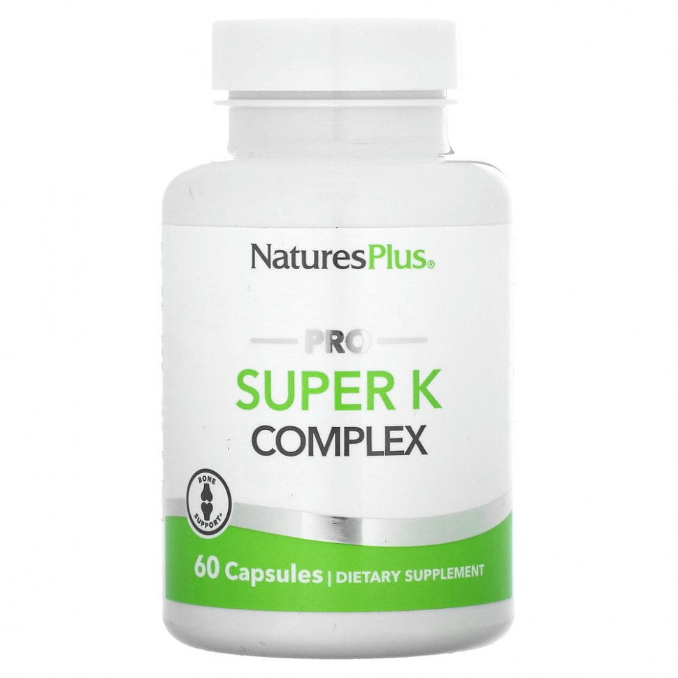   (Iherb) NaturesPlus, Pro Super K Complex, 60     -     , -, 