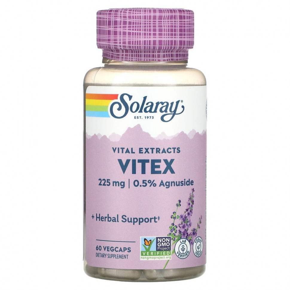 ���� ������ (Iherb) Solaray, �������� ���� �������, 225 ��, 60 ������ � ��������� �� ������������ ������������� �������������, ������ �� 2300 ���