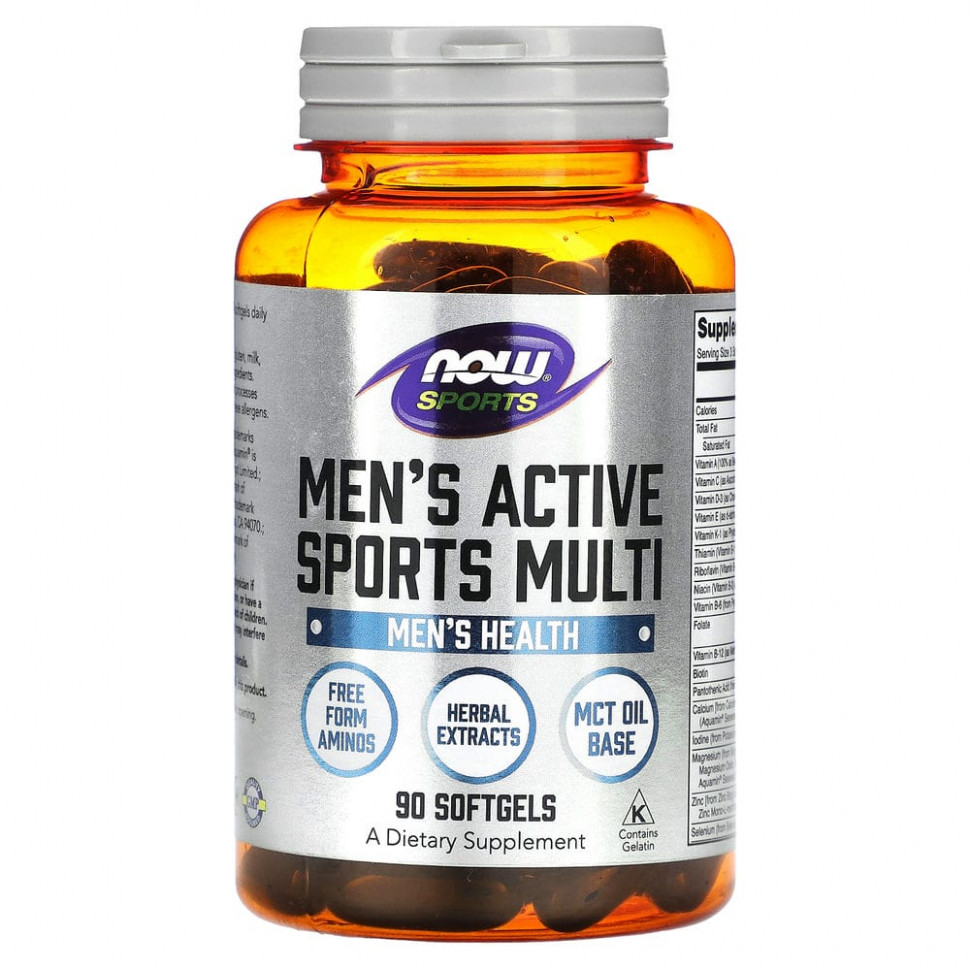   (Iherb) NOW Foods, Sports,     , 90      -     , -, 