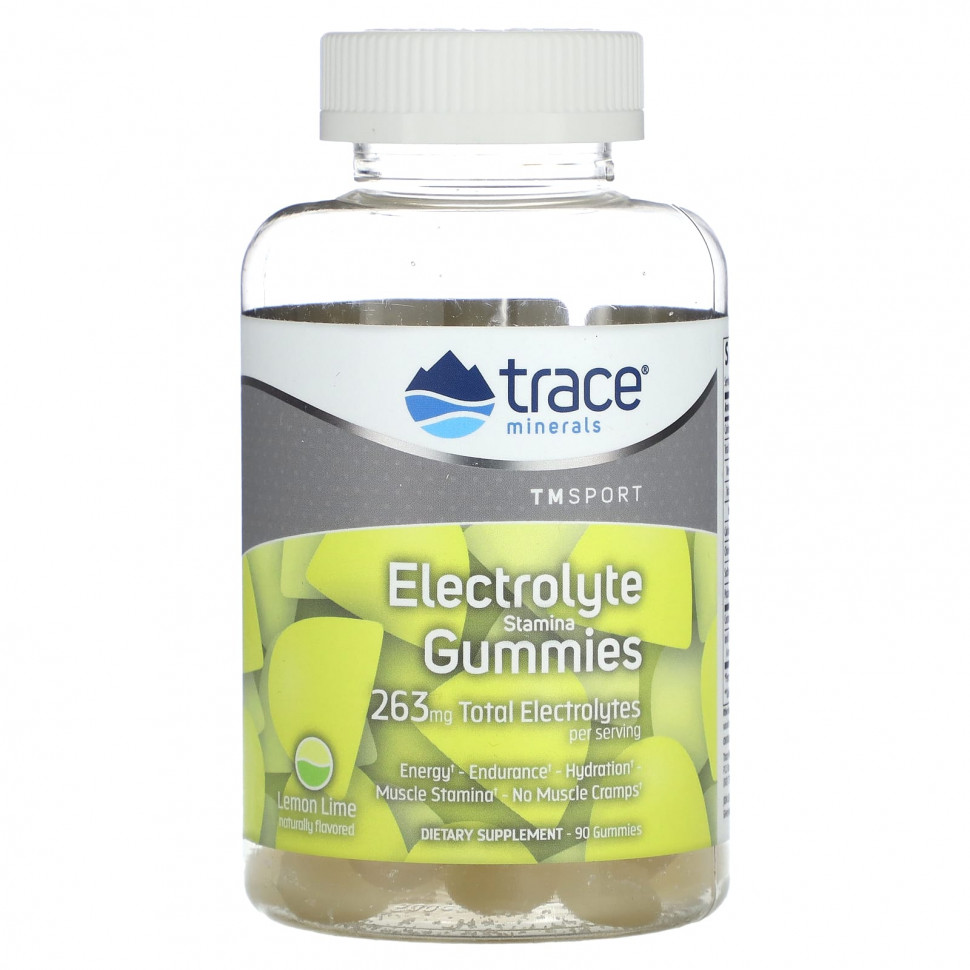 ���� ������ (Iherb) Trace Minerals �, TM Sport, ����������� ���������� � ������������, ����� � ����, 263 ��, 90 ����������� ��������, ������ �� 4920 ���