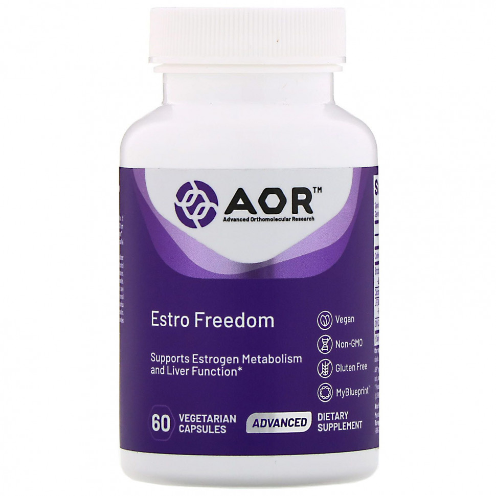   (Iherb) Advanced Orthomolecular Research AOR, Estro Freedom, 60      -     , -, 