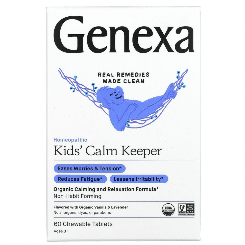   (Iherb) Genexa, Children's Calm Keeper,   ,    3 ,   , 60      -     , -, 