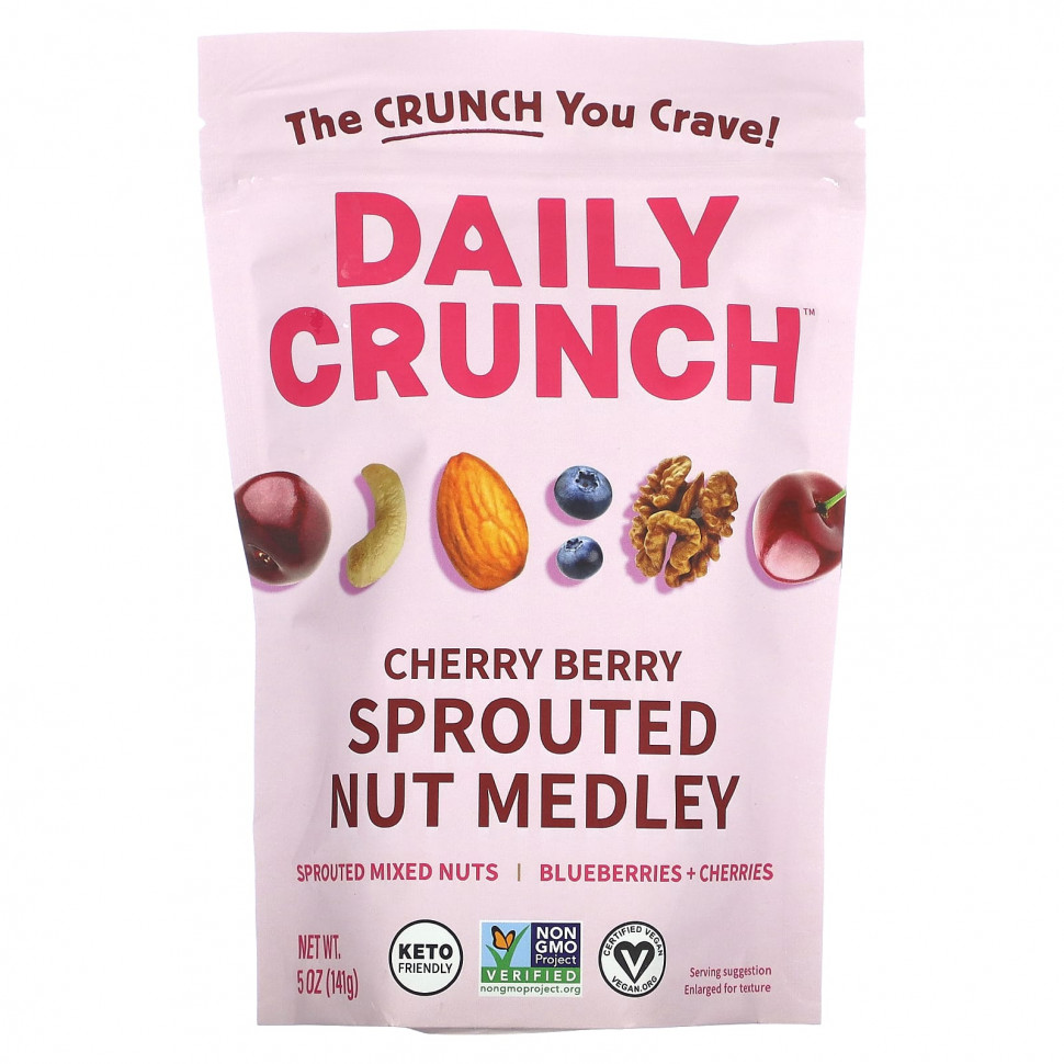 ���� ������ (Iherb) Daily Crunch, ����� ����������� ������, �����, 141 � (5 �����), ������ �� 1800 ���