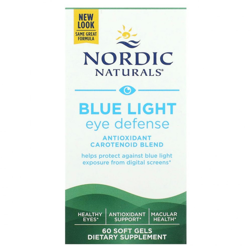   (Iherb) Nordic Naturals, Blue Light Eye Defense, 60      -     , -, 