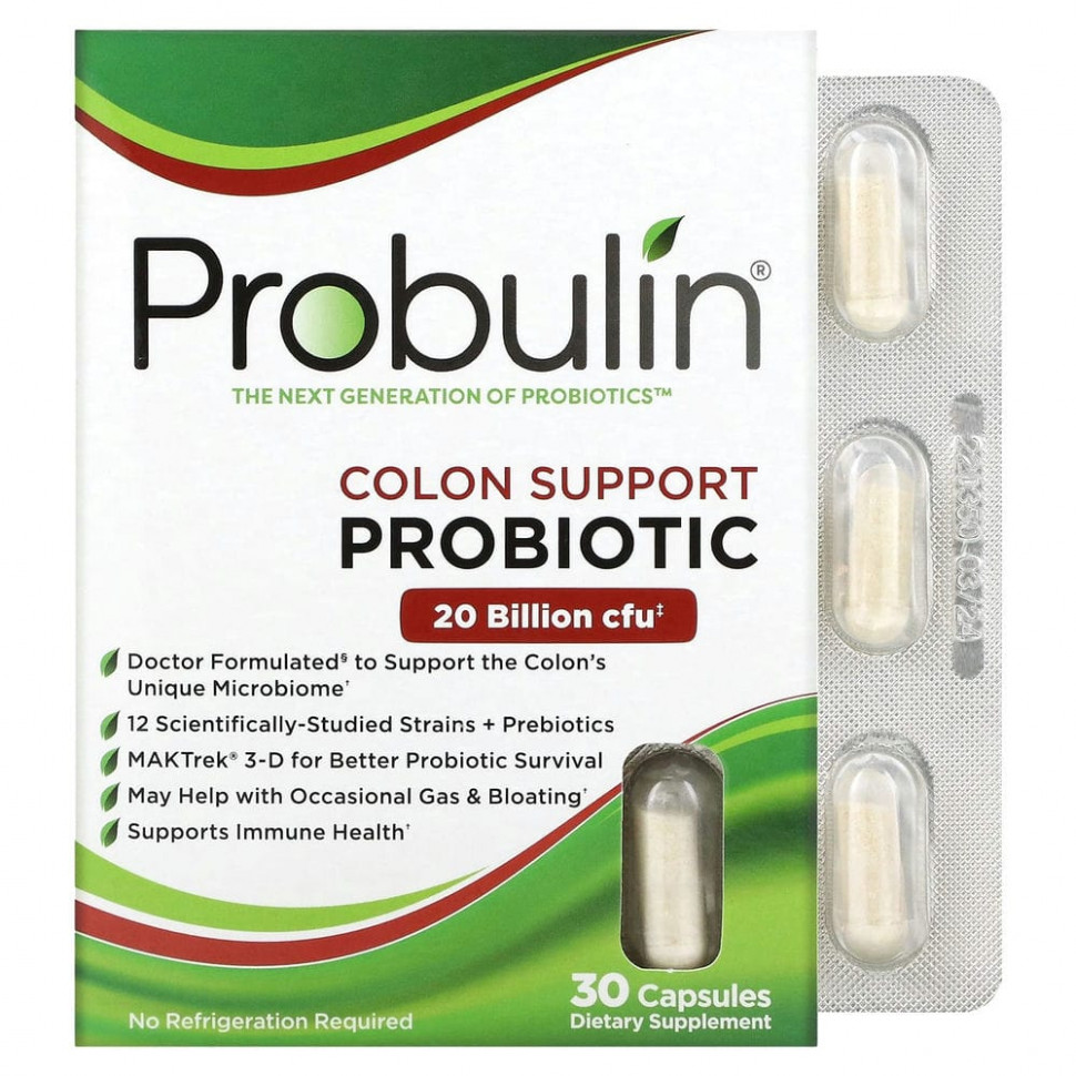 ���� ������ (Iherb) Probulin, ��������� �������� ���������, ���������, 30 ������, ������ �� 5570 ���