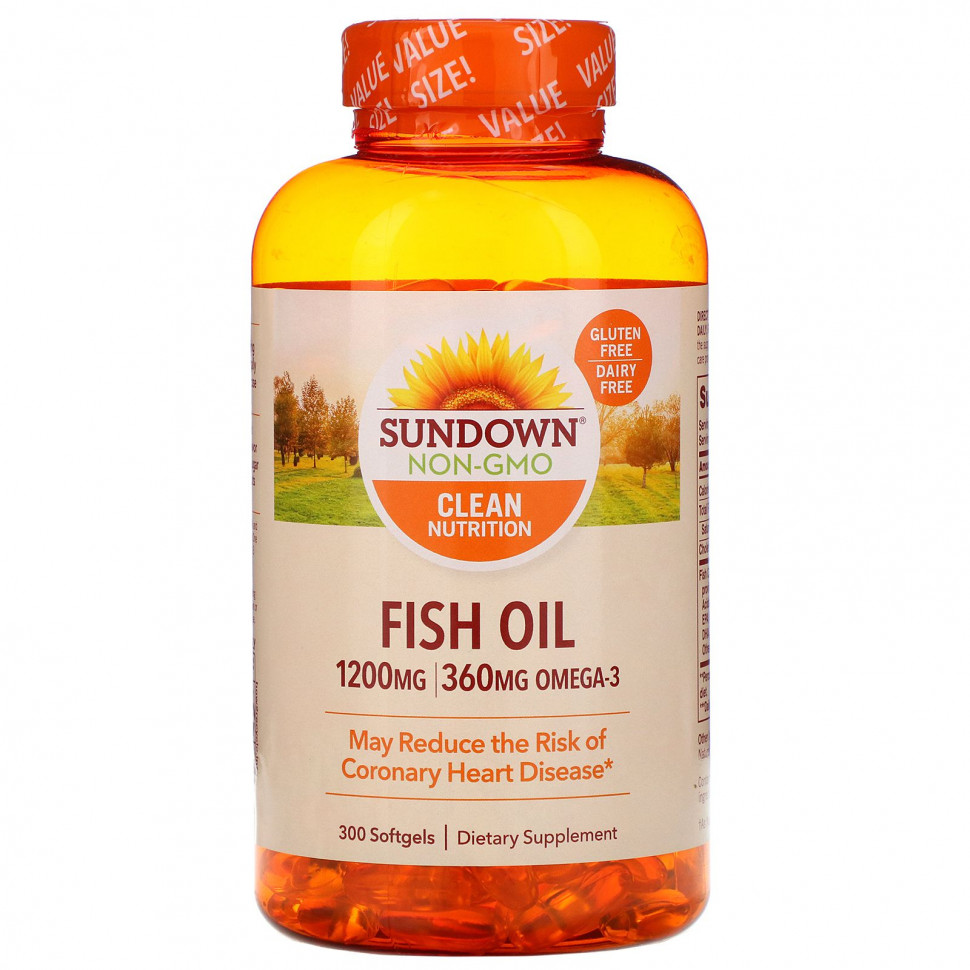   (Iherb) Sundown Naturals,  , 1200 , 300      -     , -, 