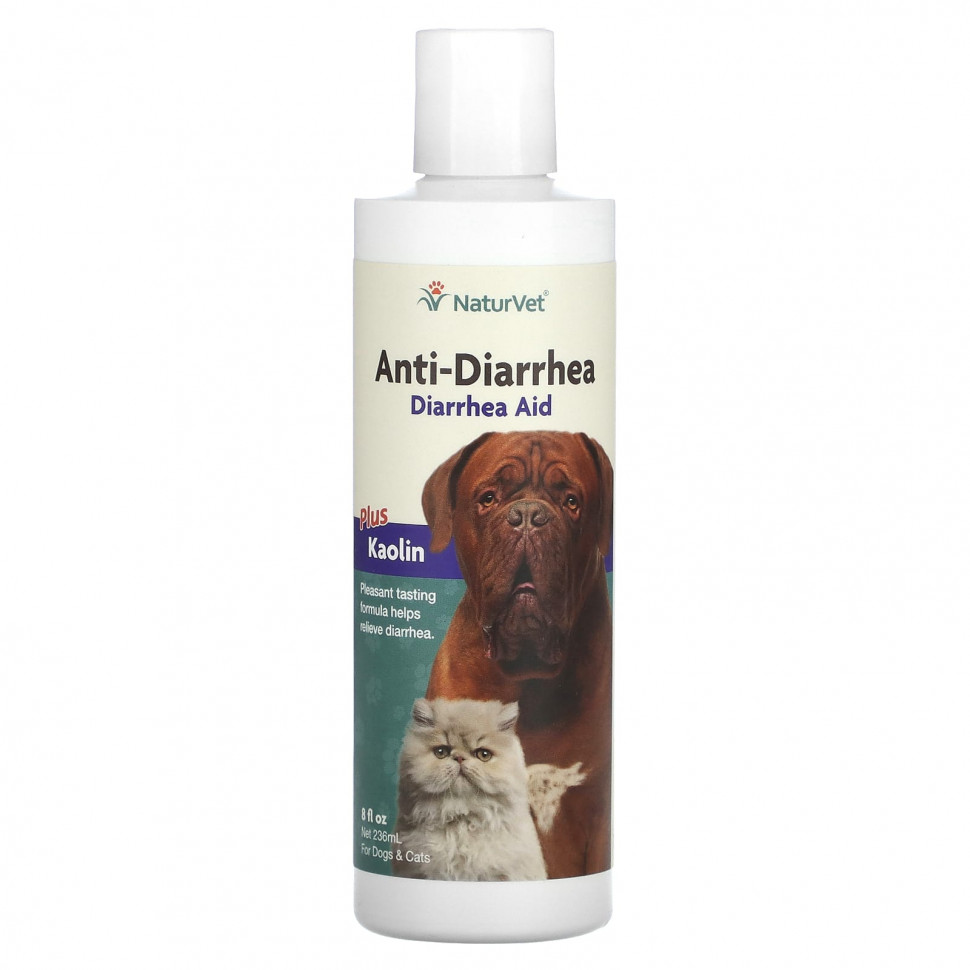 ���� ������ (Iherb) NaturVet, Anti-Diarrhea, �������� �� ������ � ��������, ��� ����� � �����, 236 �� (8 ����. �����), ������ �� 2000 ���