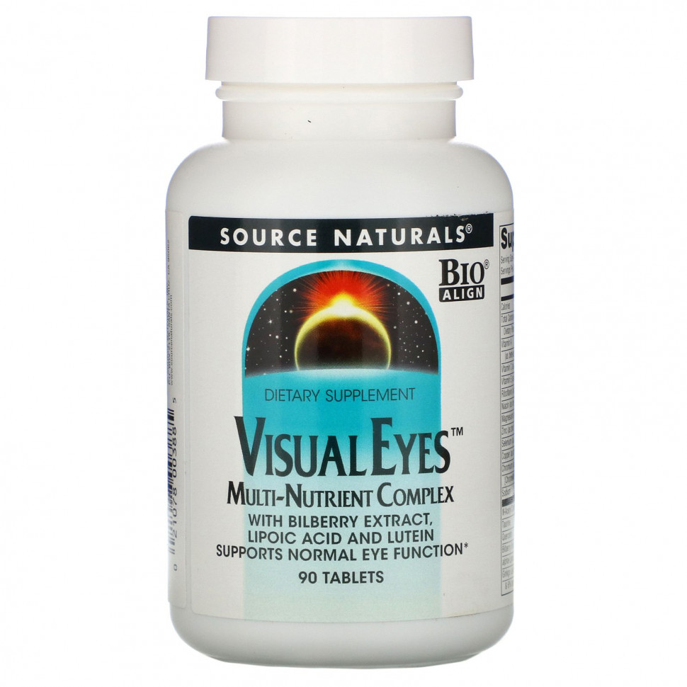   (Iherb) Source Naturals, Visual Eyes, - , 90     -     , -, 