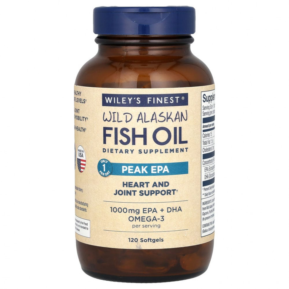   (Iherb) Wiley's Finest,     ,   , 1250 , 120      -     , -, 