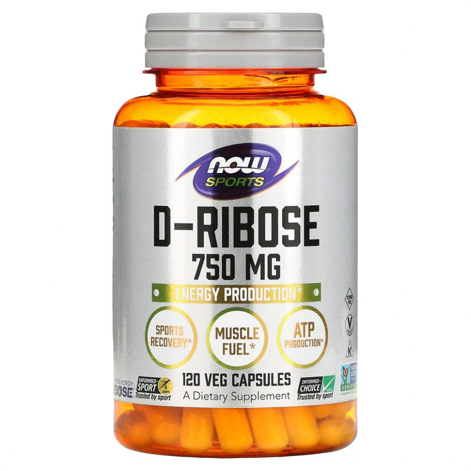 ���� ������ (Iherb) NOW Foods, Sports, D-������, 750 ��, 120 ������������ ������, ������ �� 3490 ���