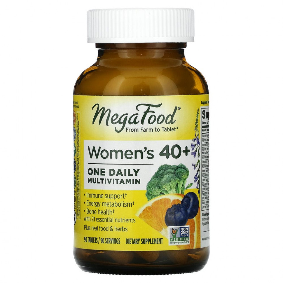   (Iherb) MegaFood, Women Over 40,     40 ,      , 90     -     , -, 