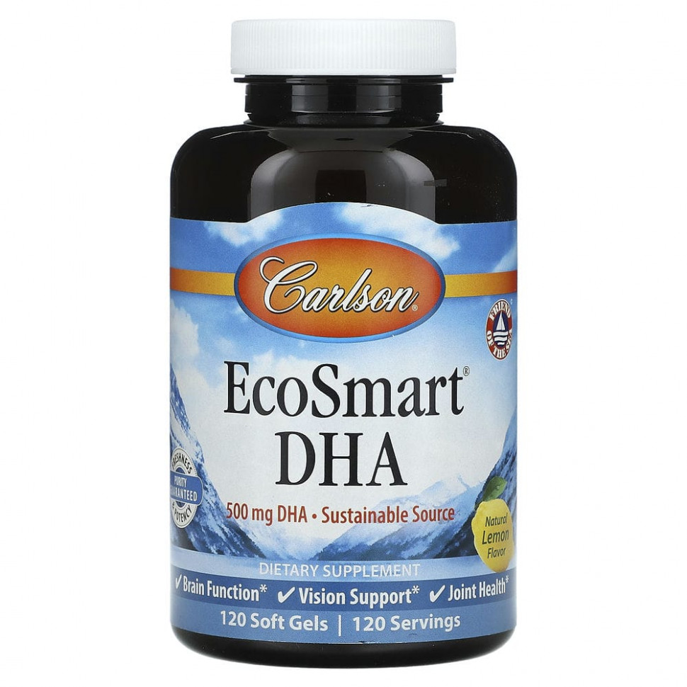   (Iherb) Carlson, EcoSmart DHA,  , 500 , 120      -     , -, 