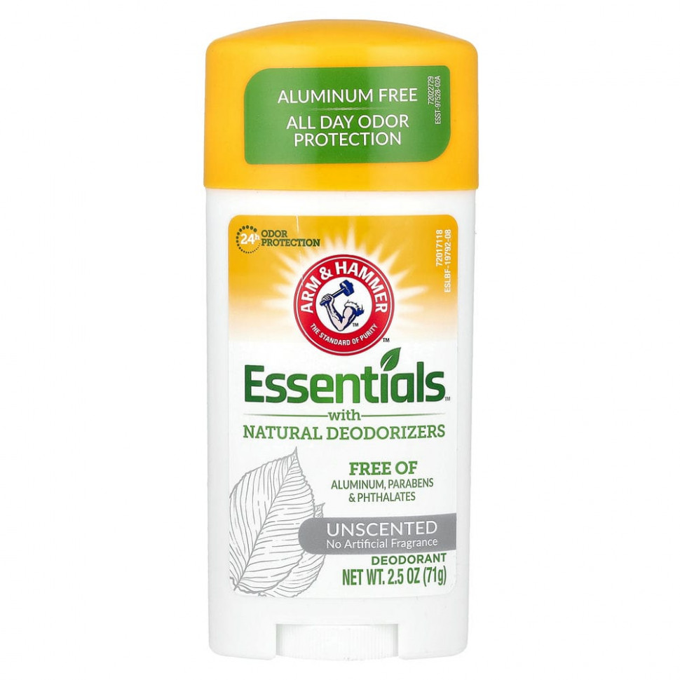 ���� ������ (Iherb) Arm & Hammer, Essentials, � ������������ ��������������� ������������, ����������, ��� ������������� ��������������, 71 � (2,5 �����), ������ �� 1010 ���