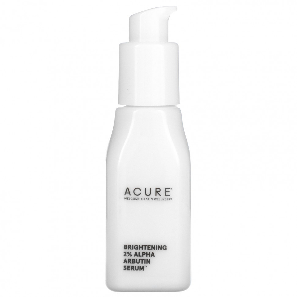   (Iherb) Acure, Brightening 2% Alpha Arbutin Serum,    2% -, 30  (1 . )    -     , -, 