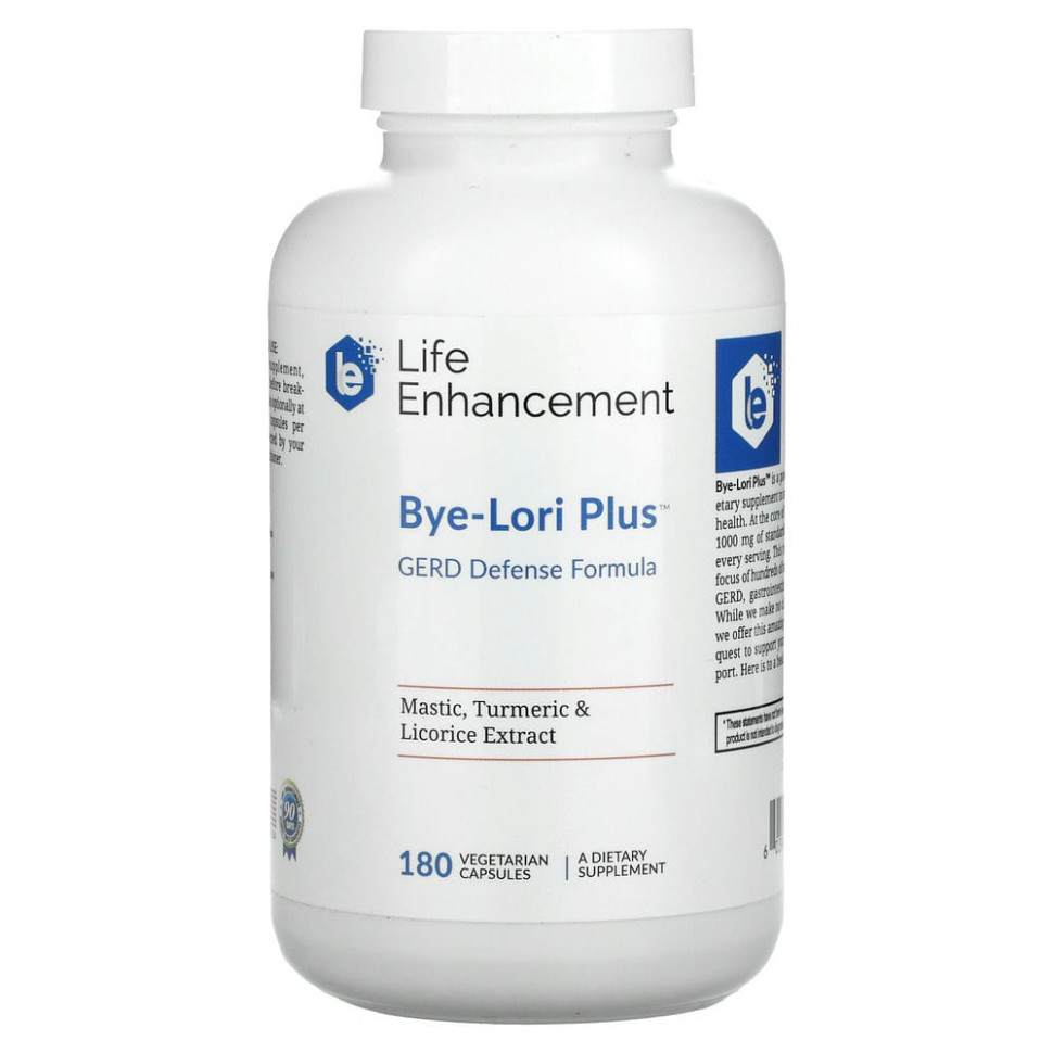   (Iherb) Life Enhancement, Bye-Lori Plus, 180 ,   15200 