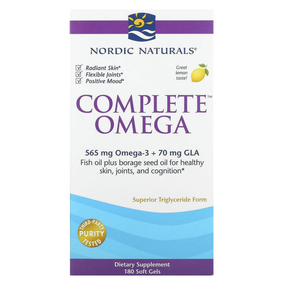   (Iherb) Nordic Naturals, Complete Omega,  , 1000 , 180      -     , -, 