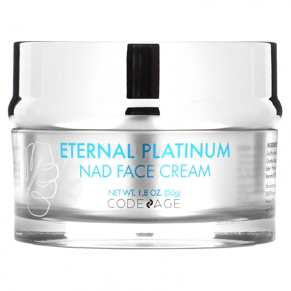 ���� ������ (Iherb) Codeage, Eternal Platinum NAD Face Cream, 1.8 oz (50 g), ������ �� 8860 ���