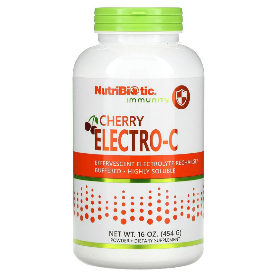 ���� ������ (Iherb) NutriBiotic, Immunity, Cherry Electro-C, 454 � (16 �����), ������ �� 3890 ���