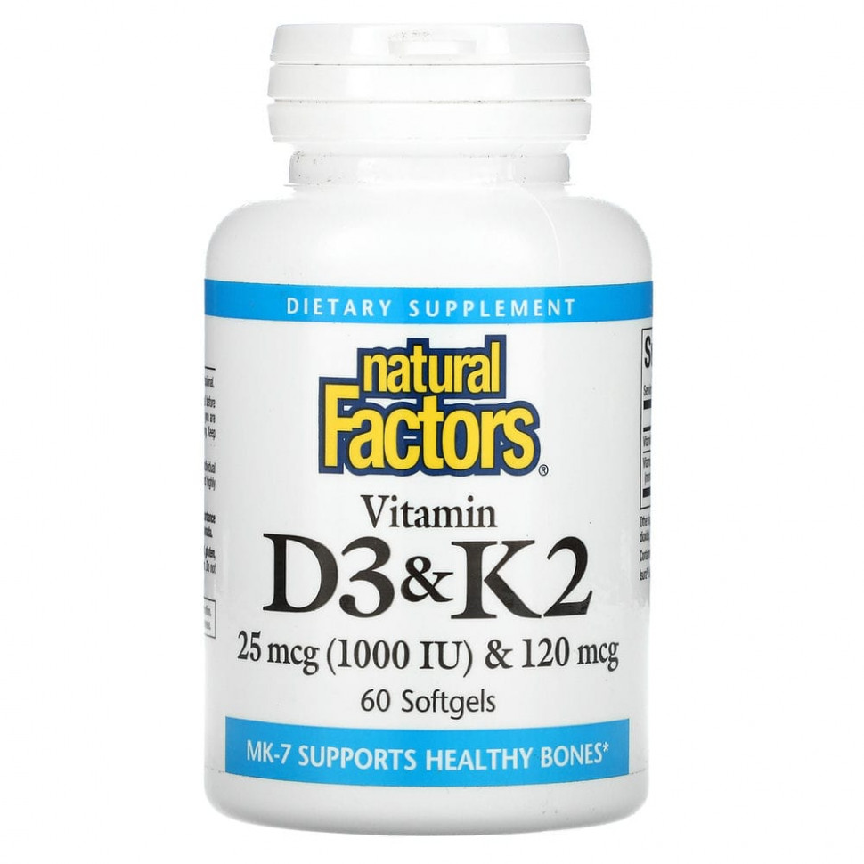   (Iherb) Natural Factors,  D3  2, 60     -     , -, 