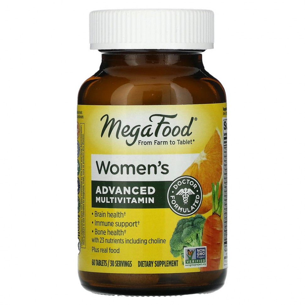 ���� ������ (Iherb) MegaFood, �������� ��������� � �������������� ��� ������, 60 ��������, ������ �� 5680 ���