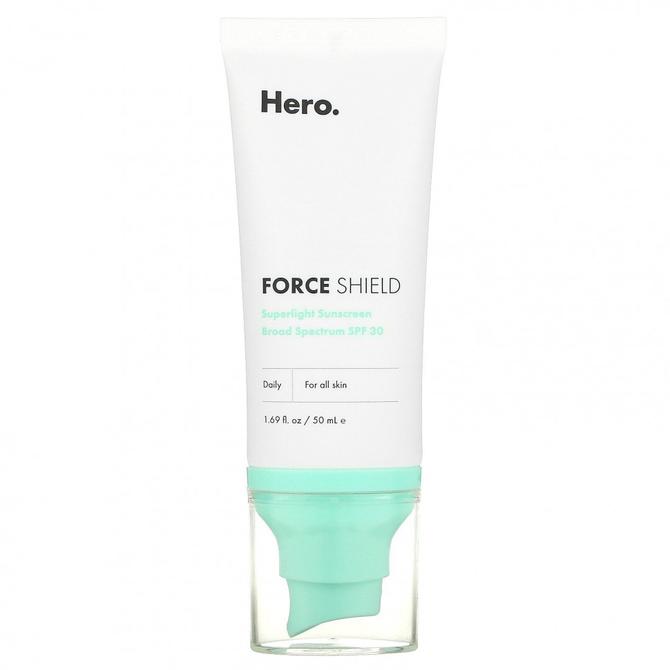   (Iherb) Hero Cosmetics, Force Shield,   , SPF 30, 50  (1,69 . )    -     , -, 