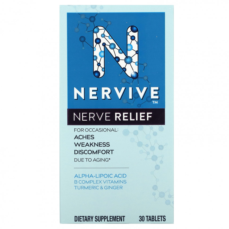 ���� ������ (Iherb) Nervive, Nerve Relief, 30 ��������, ������ �� 4880 ���