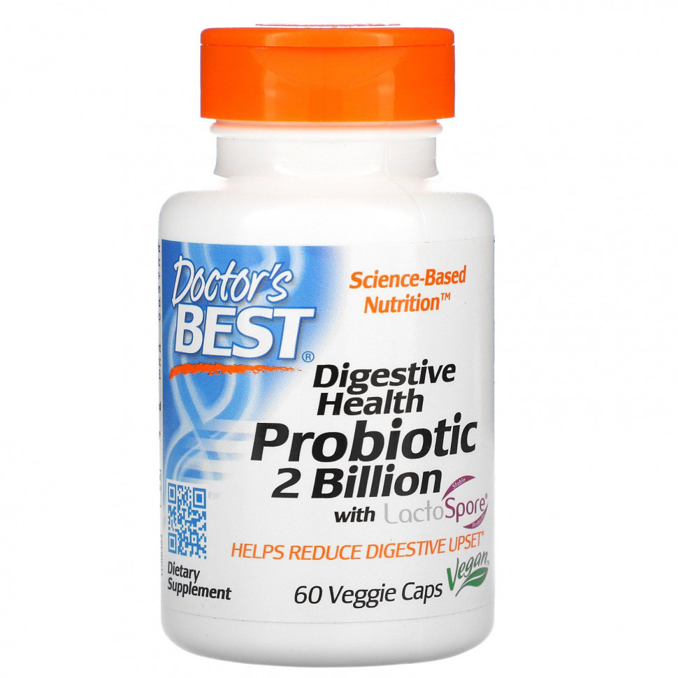 ���� ������ (Iherb) Doctor's Best, ������� ��� �������� ��������������� �������, ��������� � LactoSpore, 2 ���� ���, 60 �������������� ������, ������ �� 2870 ���