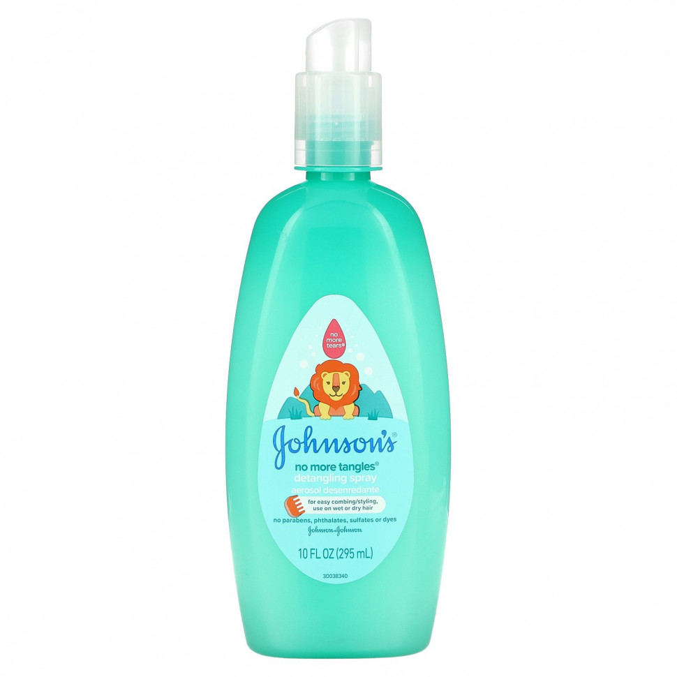   (Iherb) Johnson's Baby, No More Tangles, Detangling Spray, 10.2 fl oz (295 ml)    -     , -, 