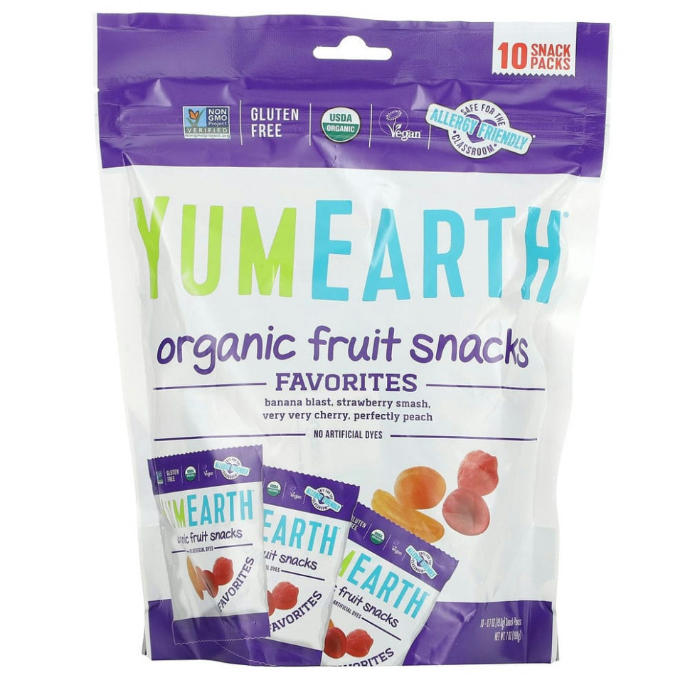   (Iherb) YumEarth,   ,   , 10   19,8  (0,7 )    -     , -, 