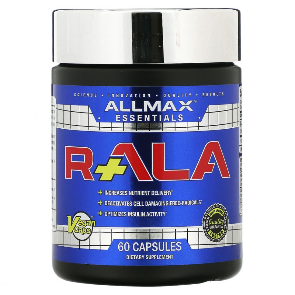 ���� ������ (Iherb) ALLMAX Nutrition, R+ALA, 60 ������, ������ �� 3360 ���