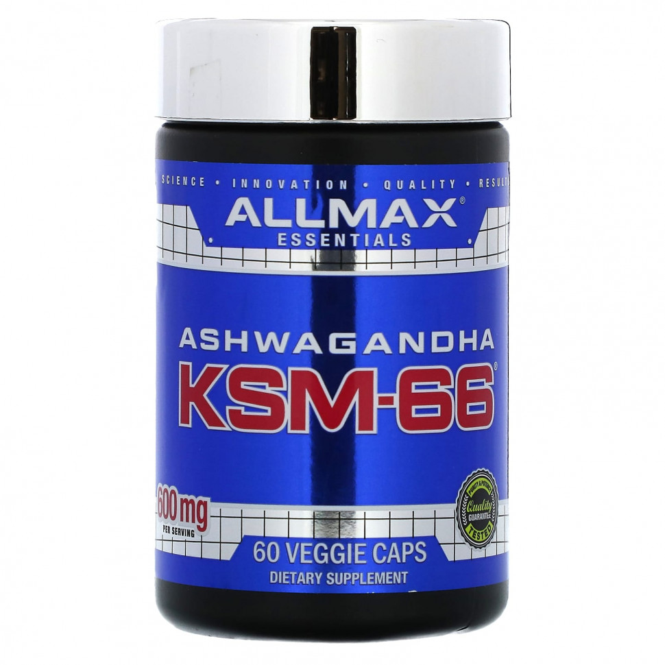 ���� ������ (Iherb) ALLMAX, ��������� KSM-66, 300 ��, 60 ������������ ������, ������ �� 3070 ���