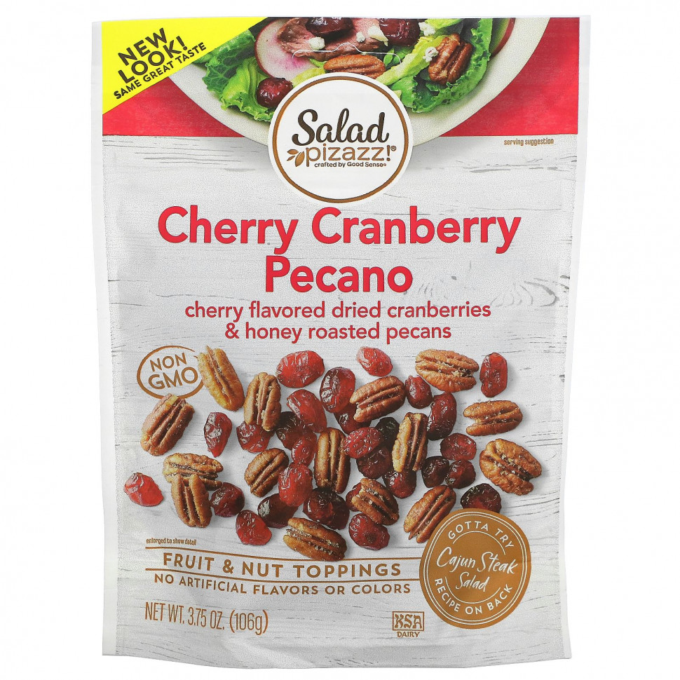 ���� ������ (Iherb) Salad Pizazz!, Fruit & Nut Toppings, ����� � ������, ������, 106 � (3,75 �����), ������ �� 760 ���