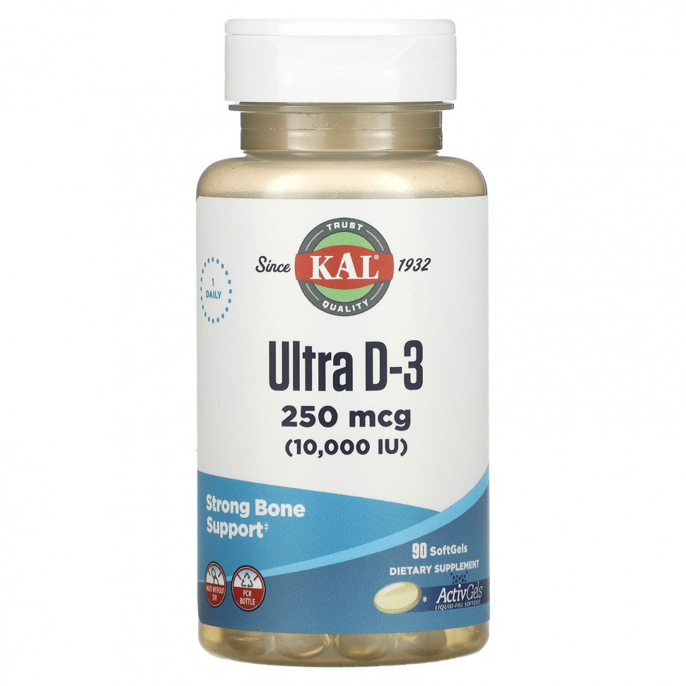   (Iherb) KAL,  D3, 250  (10 000 ), 90     -     , -, 