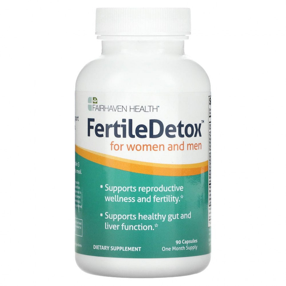 ���� ������ (Iherb) Fairhaven Health, FertileDetox, ������� ��� ������������ ��� ������ � ������, 90 ������, ������ �� 5430 ���