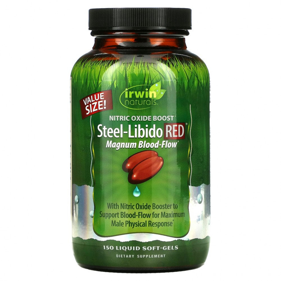   (Iherb) Irwin Naturals, Steel-Libido Red,  , 150         -     , -, 