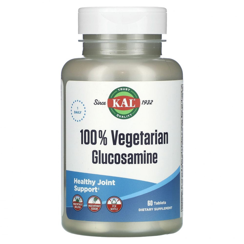 ���� ������ (Iherb) KAL, 100% �������������� ����������, 60 ��������, ������ �� 2310 ���