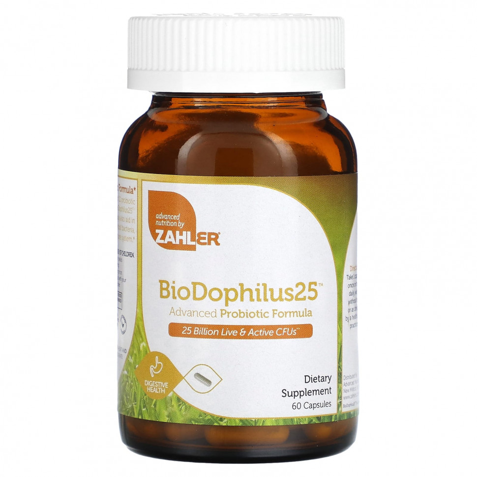 ���� ������ (Iherb) Zahler, BioDophilus25, ���������� ������� � ������������, 60 ������, ������ �� 5310 ���